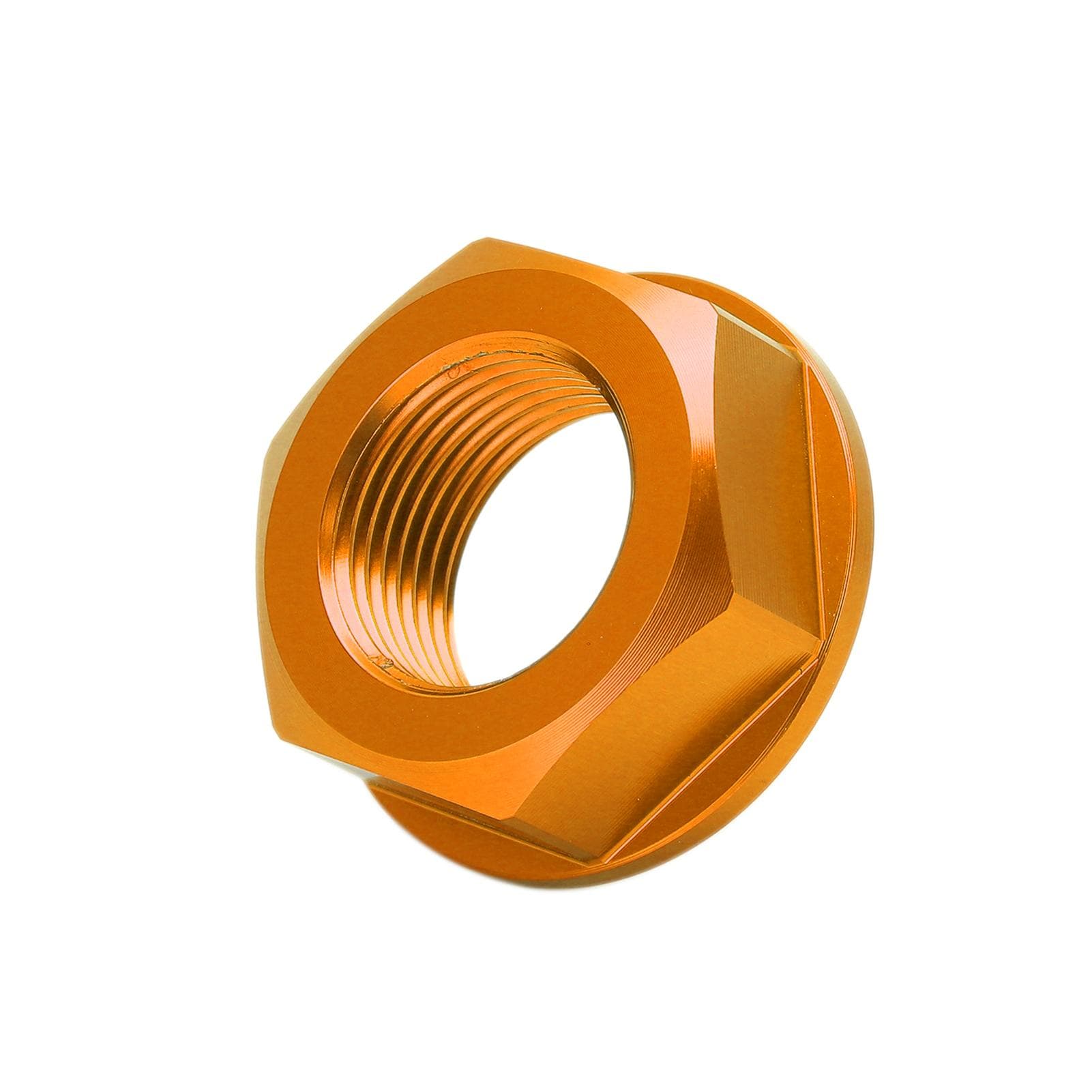 Motorcycle Rear Wheel Axle Nut M20xP1.5 Aluminum Replacement for Yamaha YZ125YZ250 1999?2021Yellow