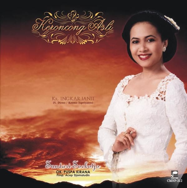 CD SUNDARI SOEKOTJO, ORKES PUSPA KIRAN - Keroncong Asli CMNP312 Pertiwi 2002 Indonesia Music Others Used