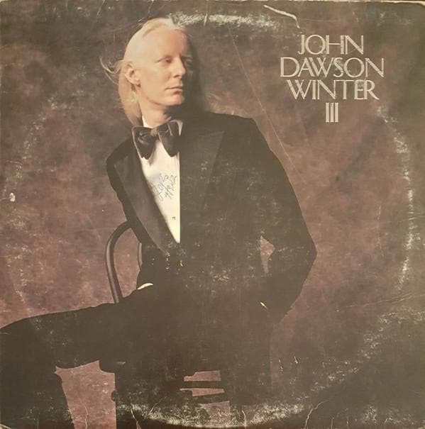 LP Record JOHNNY WINTER John Dawson Winter III PZ33292 BLUE SKY 1974 US Rock Used