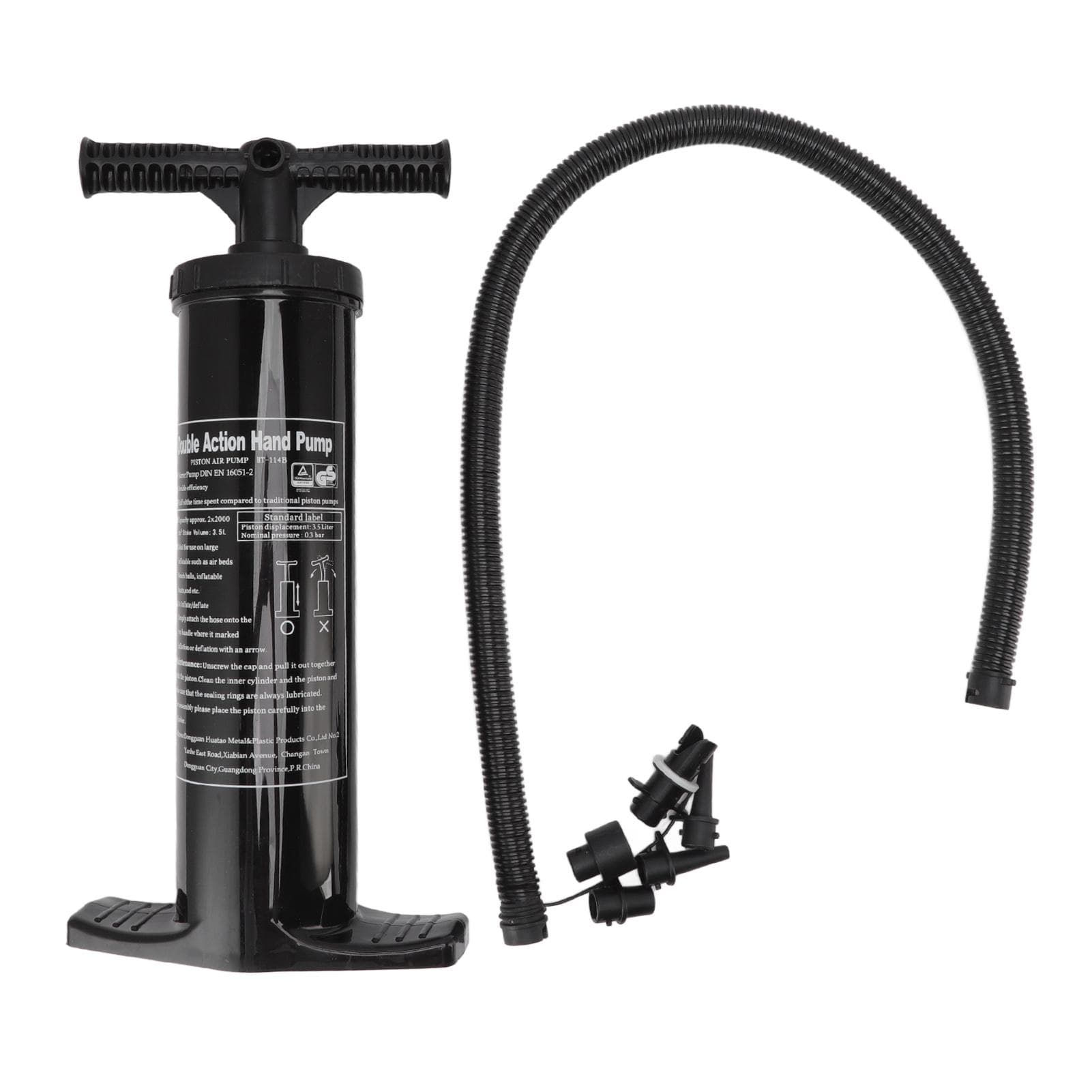 Hand Pulled Air Pump Manual Inflatable Pump Rubber Boat Inflatable Pump Portable Inflator Large Two