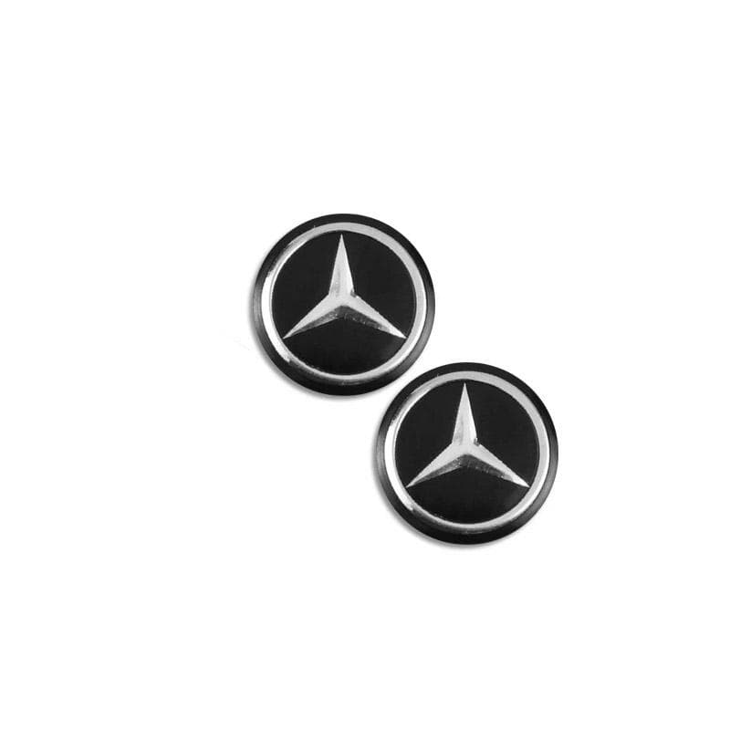 New Hot 2026 14mm Car Key Emblem Stickers Accessories For Mercedes Benz AMG E S C A B Class GLE GLS CLS GLC CLA GLA GLK GLB W205