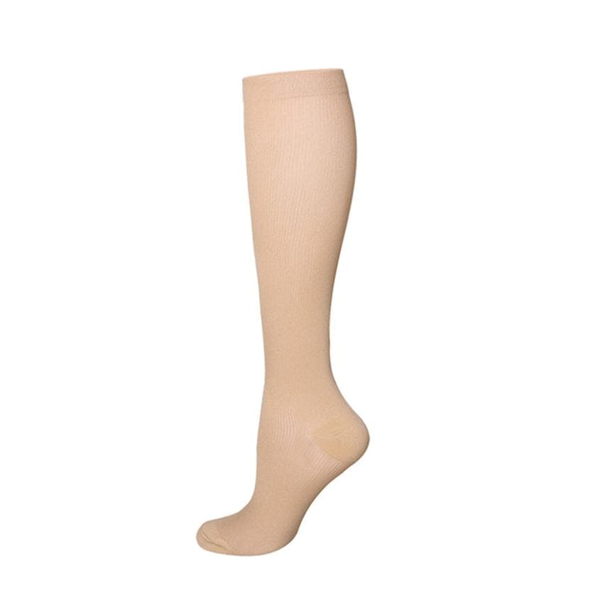 1Pair Unisex Compression Long Socks Women Men Pressure Veins Leg Relief Pain Knee High Stockings L/XL