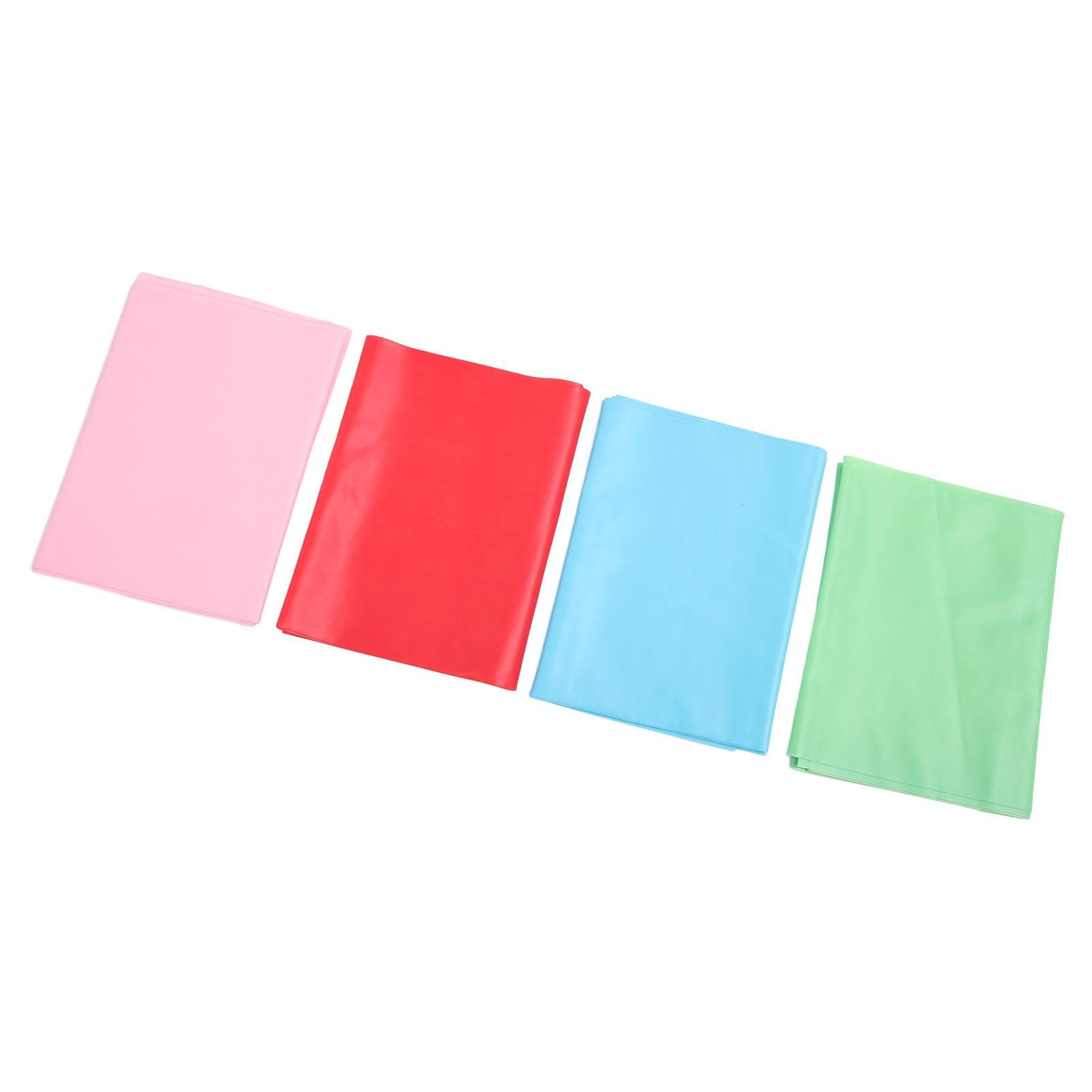 4PCS Resistance Band Stretch Band Red Blue Green Pink TPE Elastic 59.1in Gym Accessories for