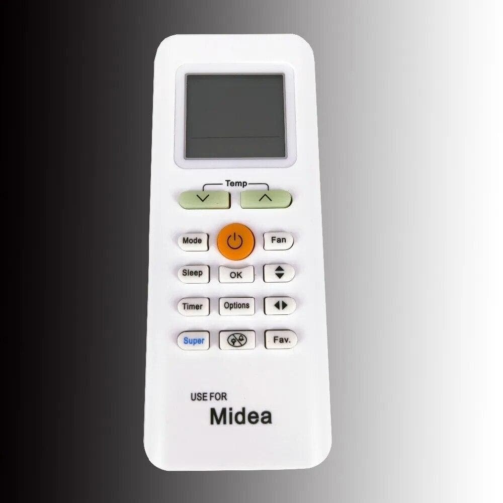 NEW AC Remote Control for Midea Air Conditioner REMOTE CONTROL FOR RG70A/BGEF RG70E/BGEF RG70C/BGEF RG70E1/bgef white