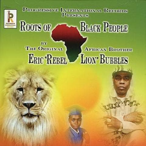 LP Record ERIC BUBBLES - Roots Of Black People EGIHT011 Progressive 2013 US Reggae, Ska & Dub