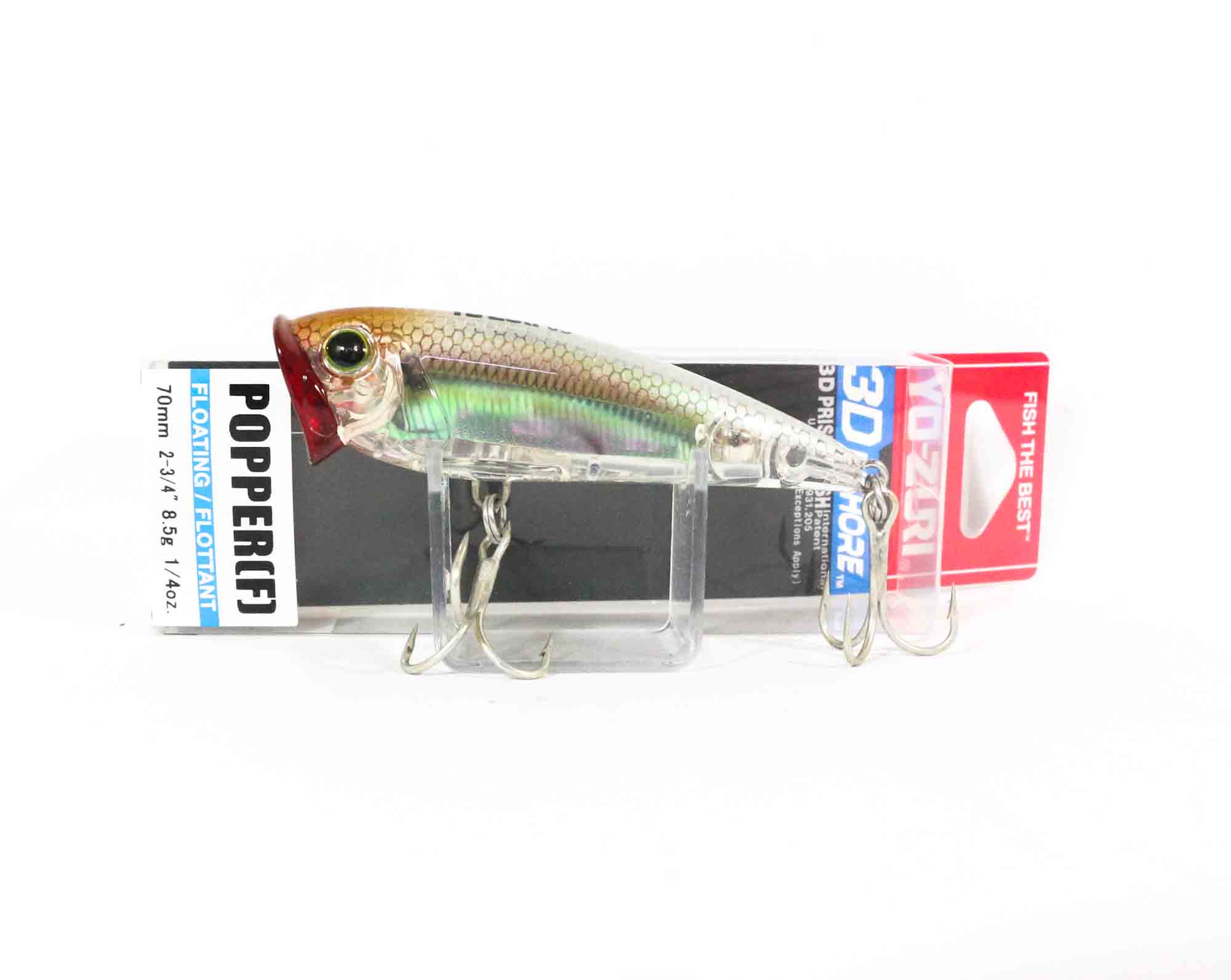 Yo Zuri Duel 3D Inshore Popper 70 Floating Lure R1210-RGLM (8383)