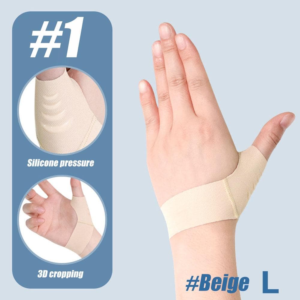 1Pcs Thumb Wrist Brace Compression Sleeve for Arthritis Pain Relief Protector Support,Soft ElasticThumb Spica Splint Glove Liner