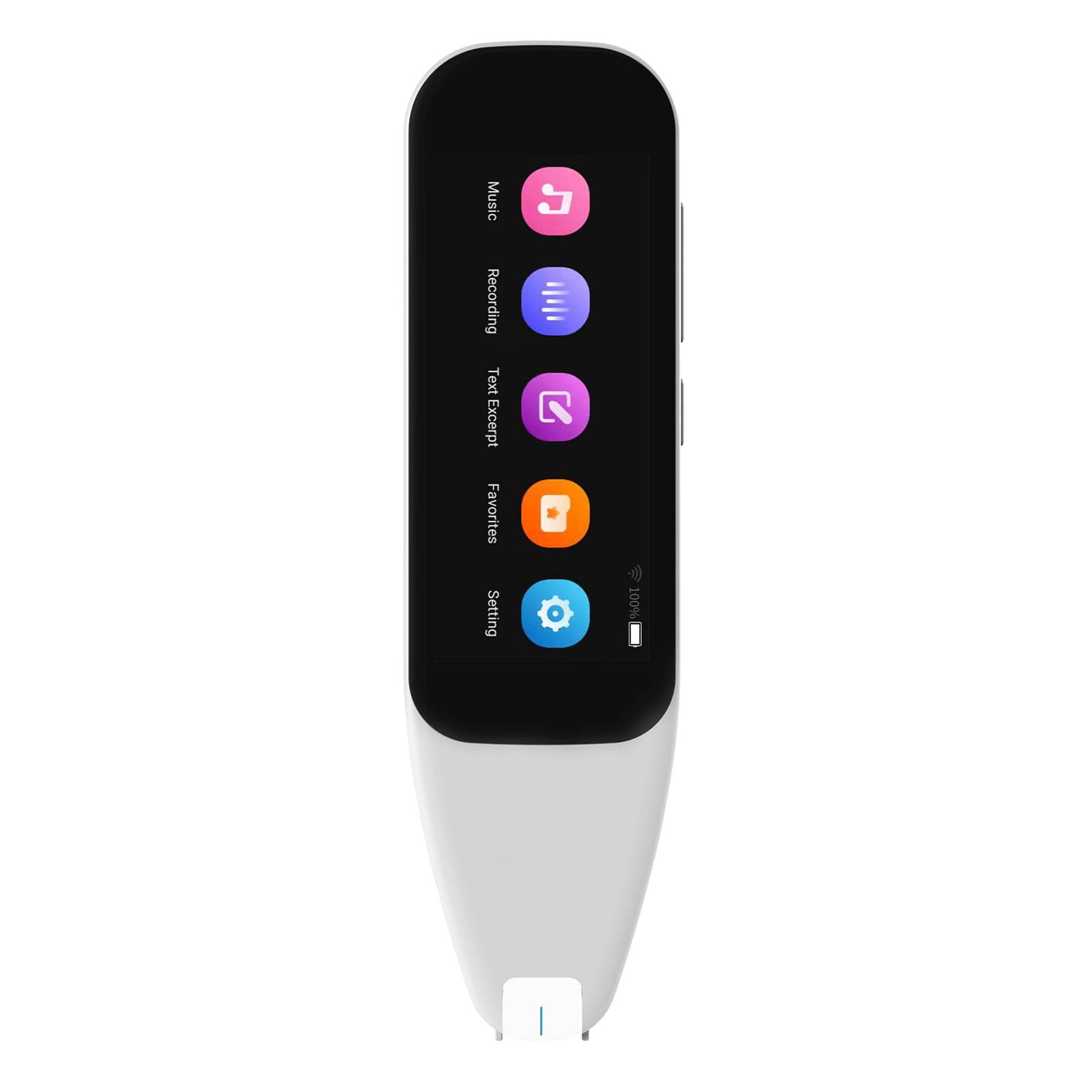 DOSMONO Dictionary Translation Pen Scanner Text Scanning Reading Translator Device Multilingual white