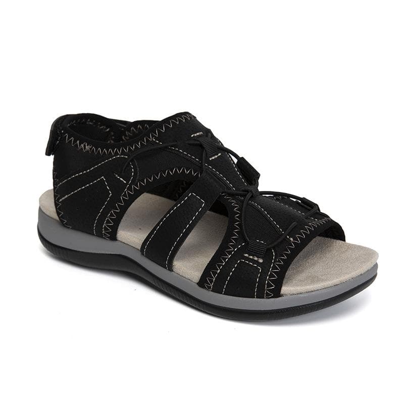 Woman Summer Sandals Women Slippers Casual Shoes Ladies Flats Comfy Low Cut Flat Sandal Beach Shoes Women Flip Flops Slides 43 black