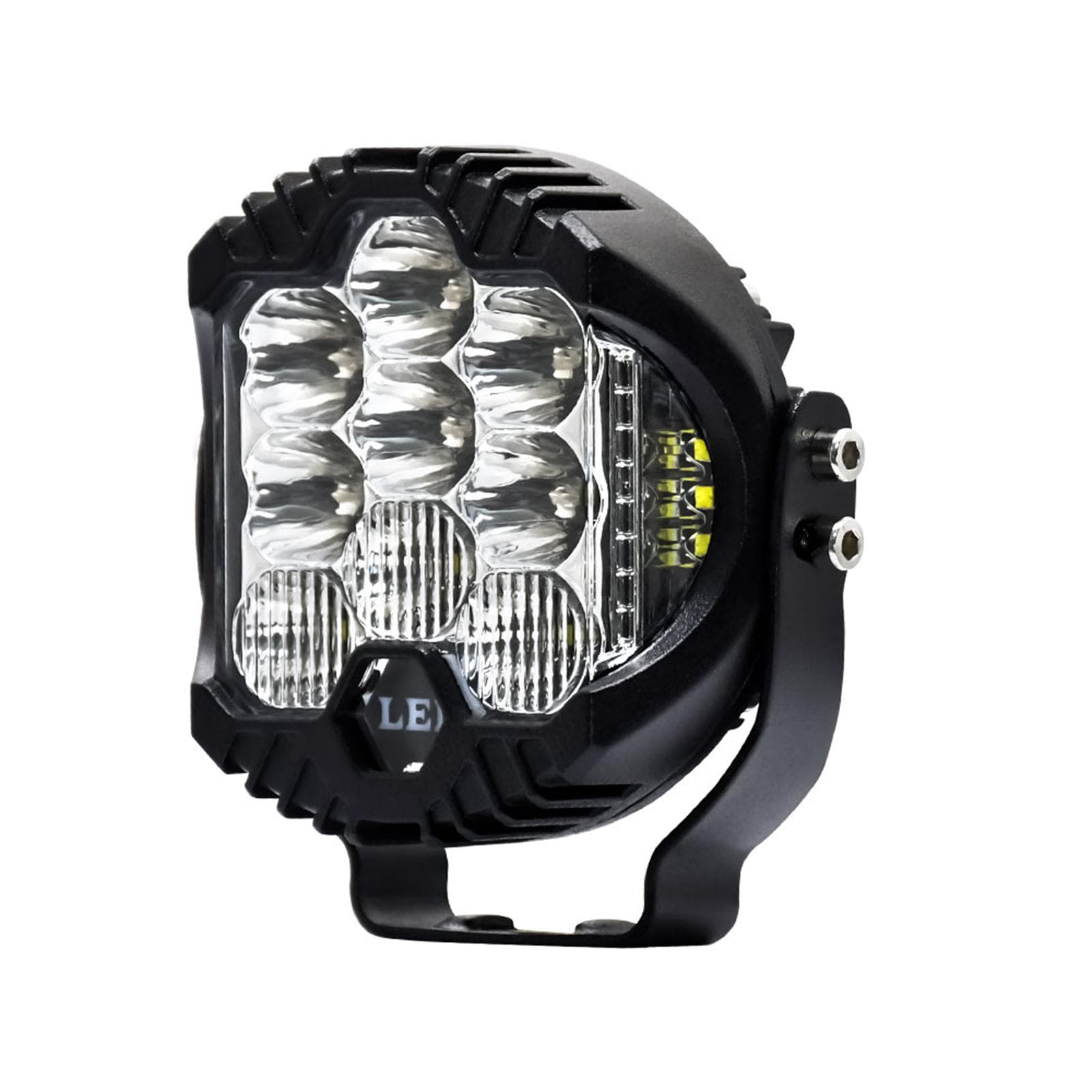 2PCS 3inch LED Driving Light 75W 15000LM Work Light Pods Spot Flood Combo Beam Fog Lamp Offroad white