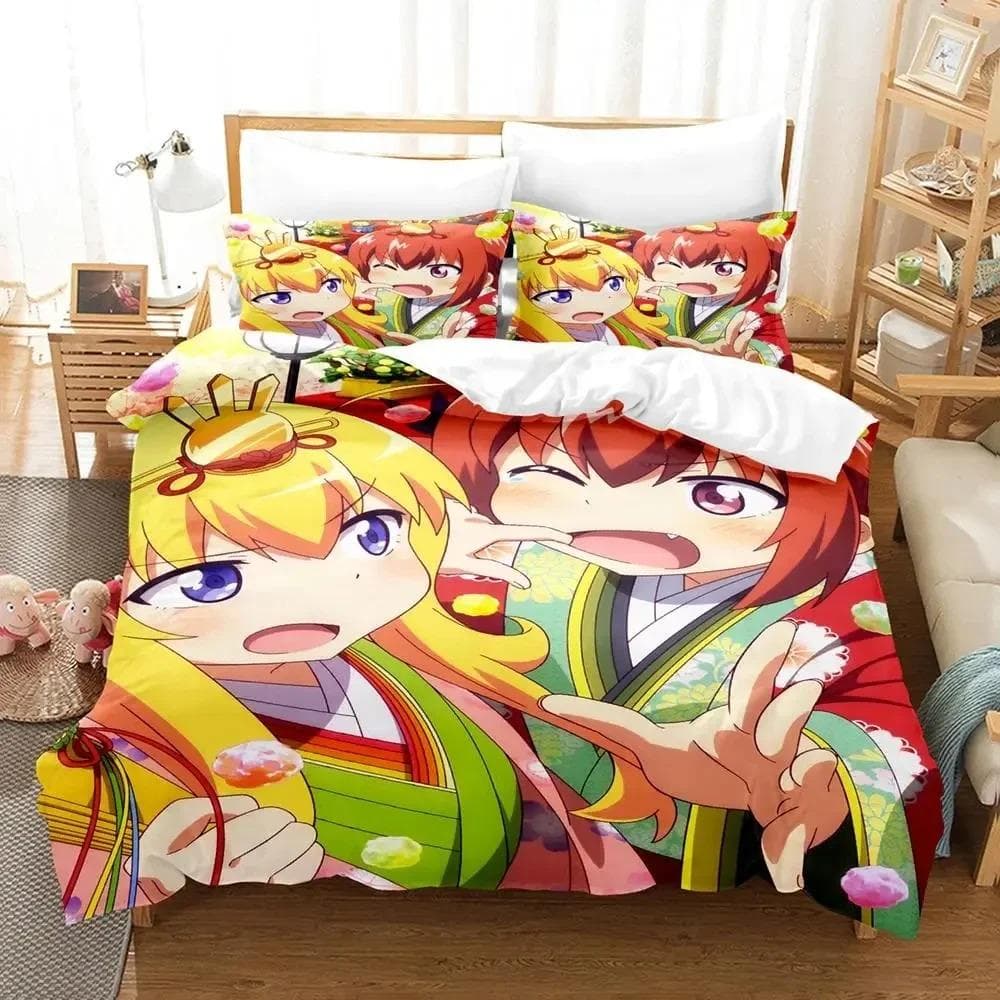 Anime Gabriel Dropout Bedding Set Duvet Cover Bed Set Quilt Cover Pillowcase Comforter king Queen Size Boys Adult Bedding Set 70x133cm 2pcs