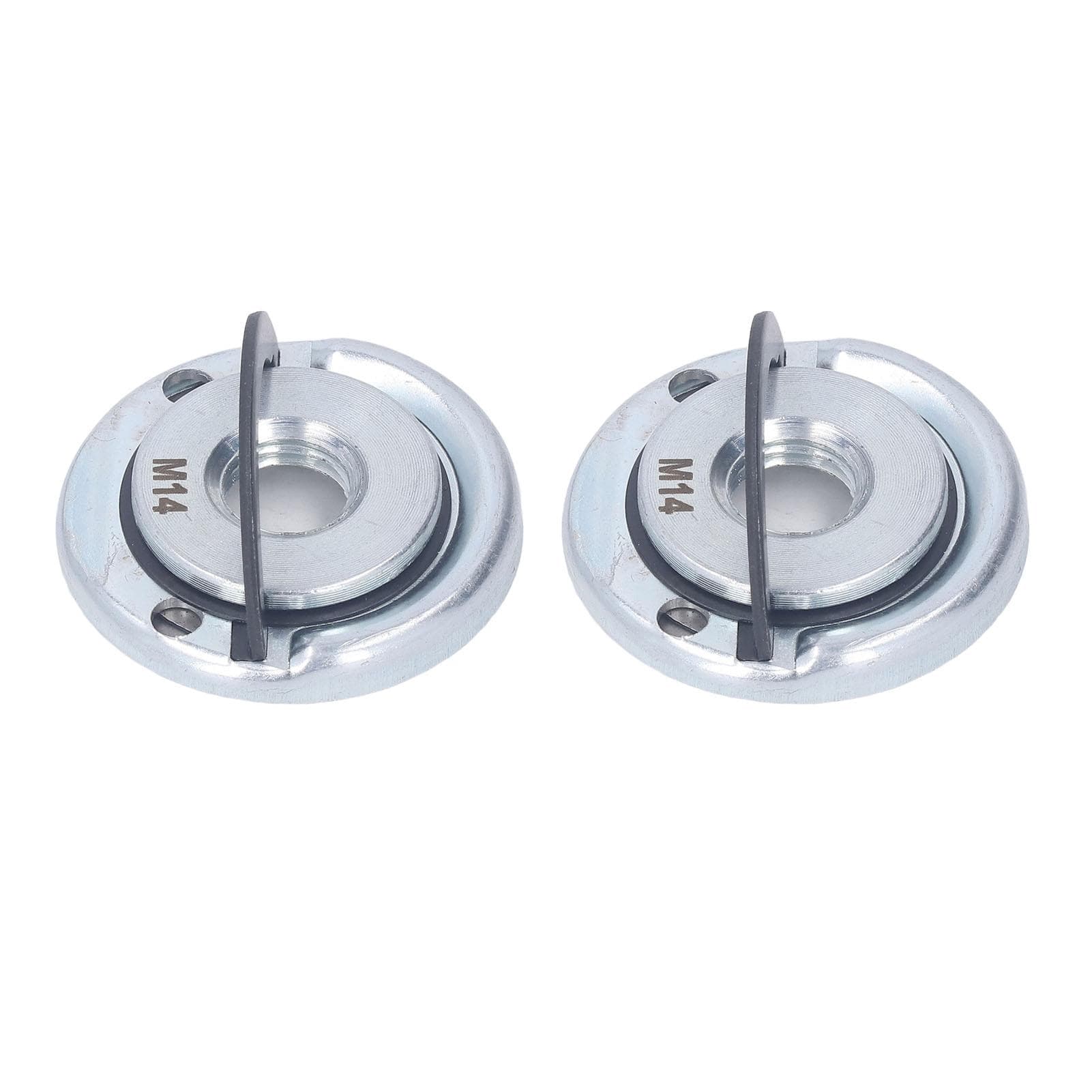 2Pcs Angle Grinder Flange Nut M14 Metal Self Locking Pressure Plate Quick Clamp Power Tool