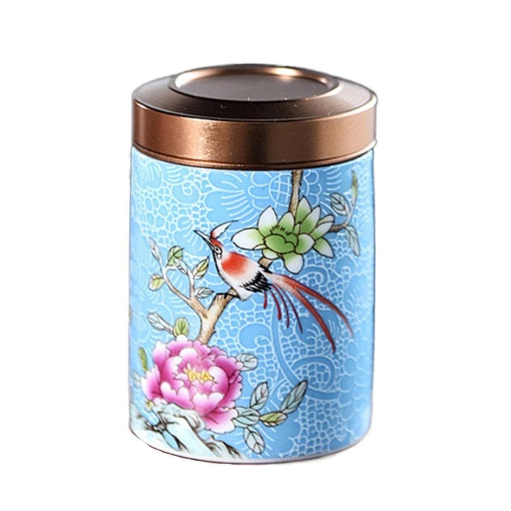 Ceramics Tea Storage Container Sealed Tea Storage Jar Gift Versatile Storage Can Home Decoration Style 2