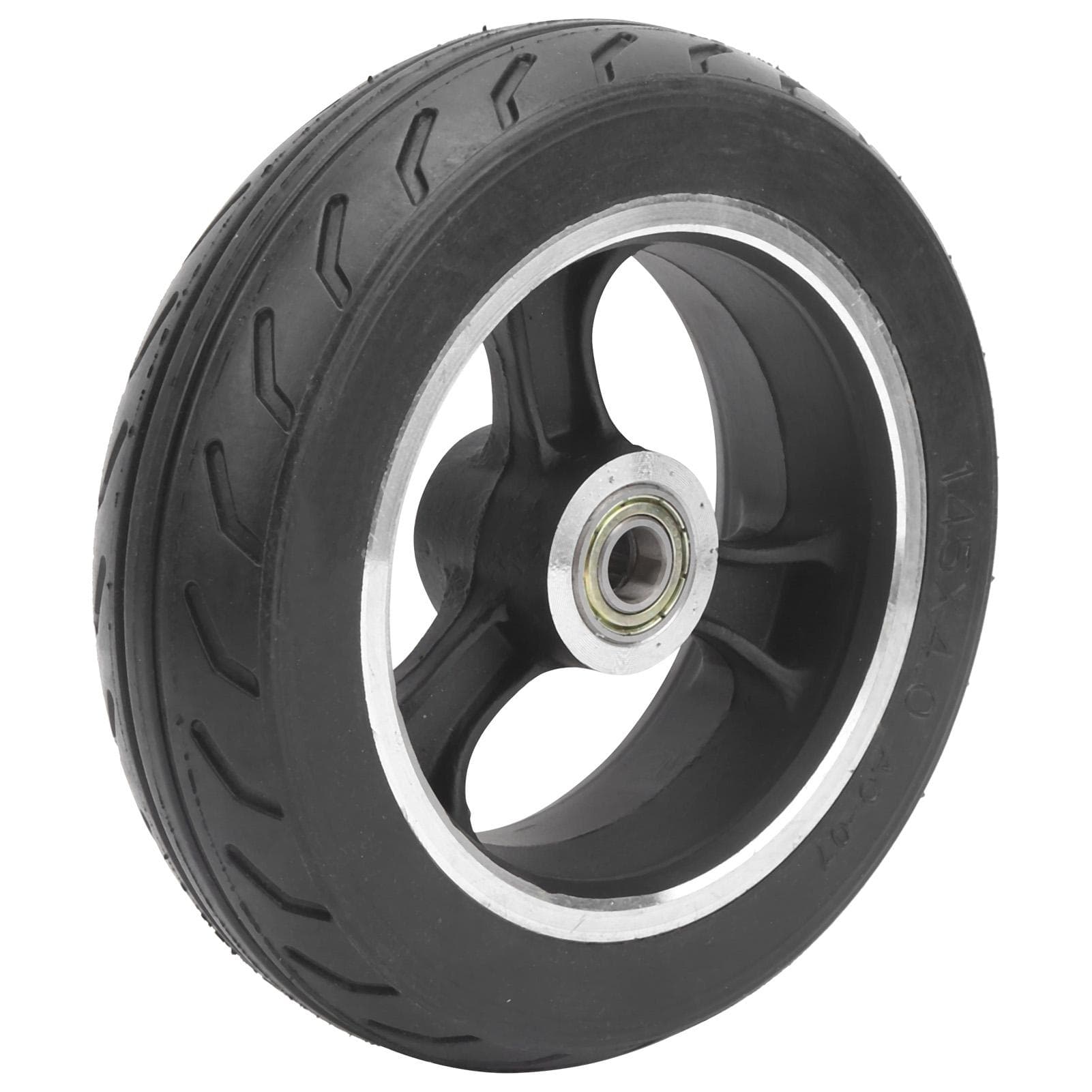 6Inch Solid Wheel 145x4.0 Solid Flat Free ExplosionProof Wheel Set for Electric Scooter