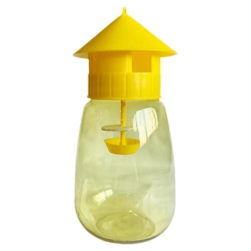 Plastic Fruit Fly Trap Killer Drosophila Trap Anti Fly Fruit Fly Killer Catcher Orchard Insect Trap Pest Control Fly Bee Trap yellow