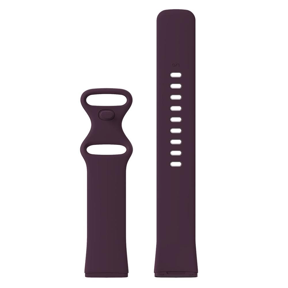 Silicone Bracelet Strap For Fitbit Versa 3/4 Smart Watch Band Replacement Watchband For Fitbit Sense S dark purple