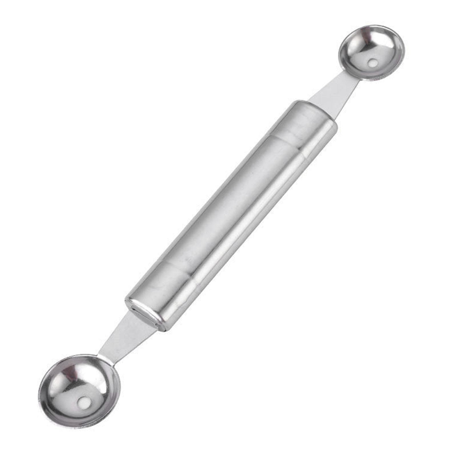 Melon Baller Double Sided Stainless Steel Comfortable Handle Easy to Clean Ice Cream Scoop for