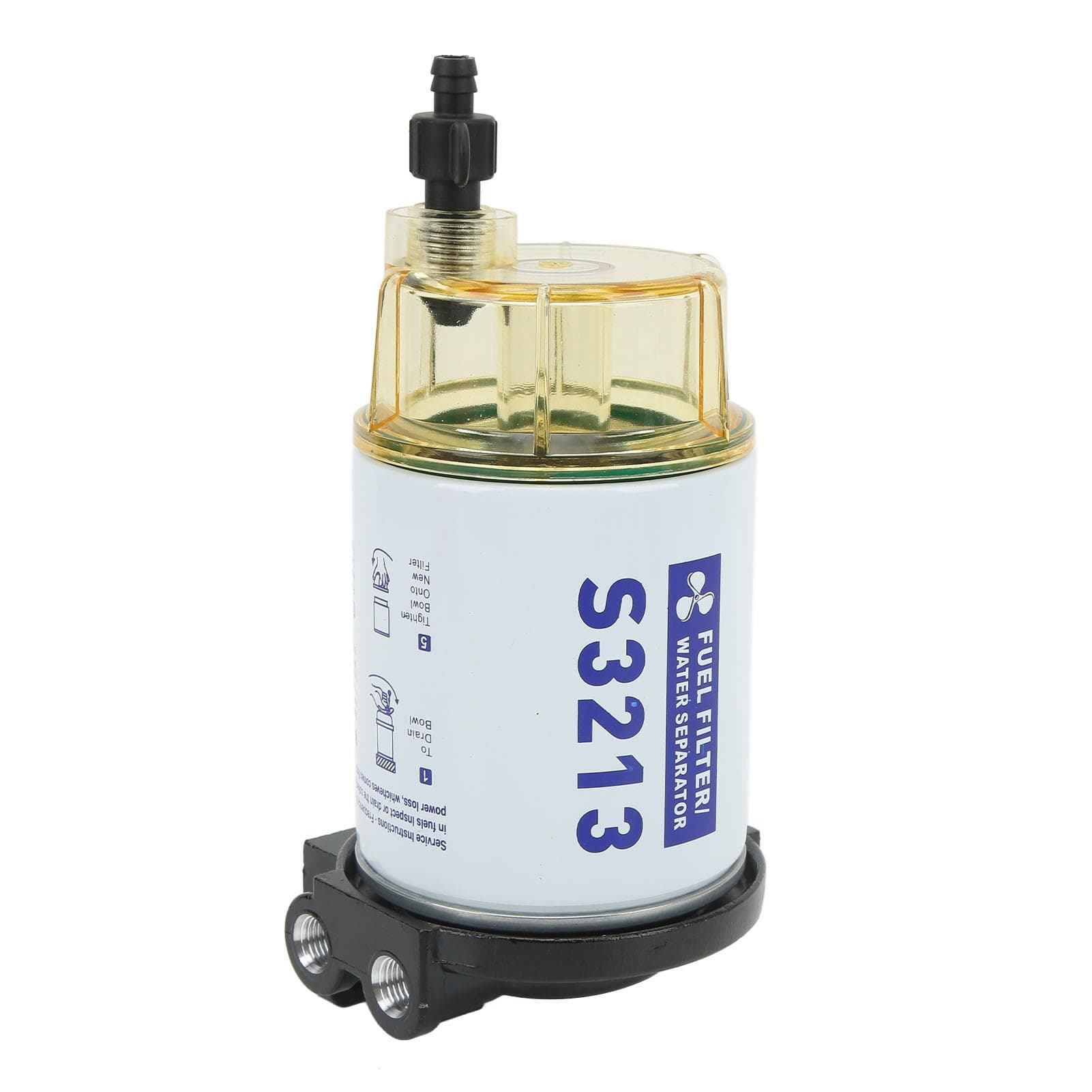 Marine Water Separator S3213 Impurity Removal Yacht Fuel Water Separation Filter for Outboard Motor