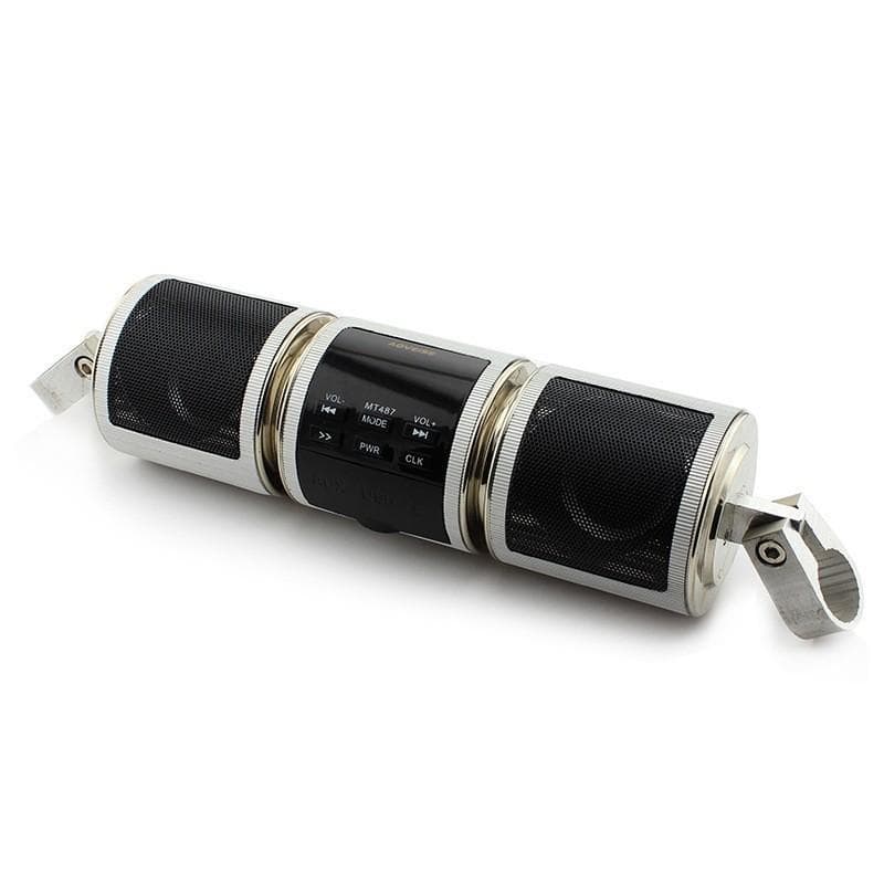 12V Motorcycle Wireless Bluetooth Audio Radio Sound System Stereo Speaker TF/AUX