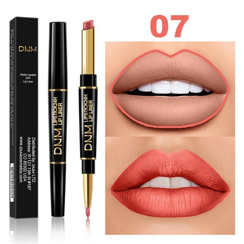 12 Colors Natural Lip Liner Pencil Lipstick Waterproof Moisturizing Two In One Lipstick Lip Profiler Makeup Tool Cosmetics 07