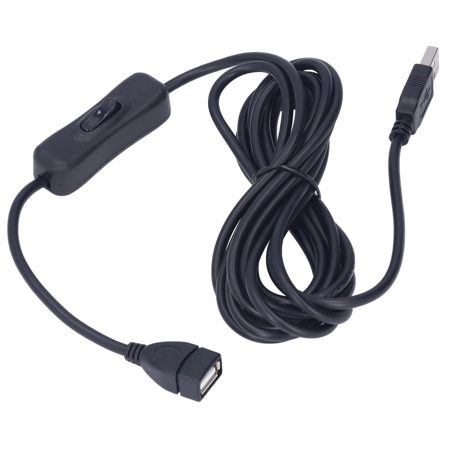 USB Switch Extension Cable USB Desk Lamp Extension Cord Supports Power and Data Transmission 3m