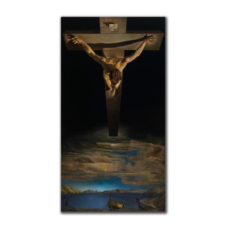 Salvador Dali Canvas Painting The Christ Giclee Posters and Prints Wall Art Picture for Living Room Home Wall Decoration Cuadros 50x100cm Unframed