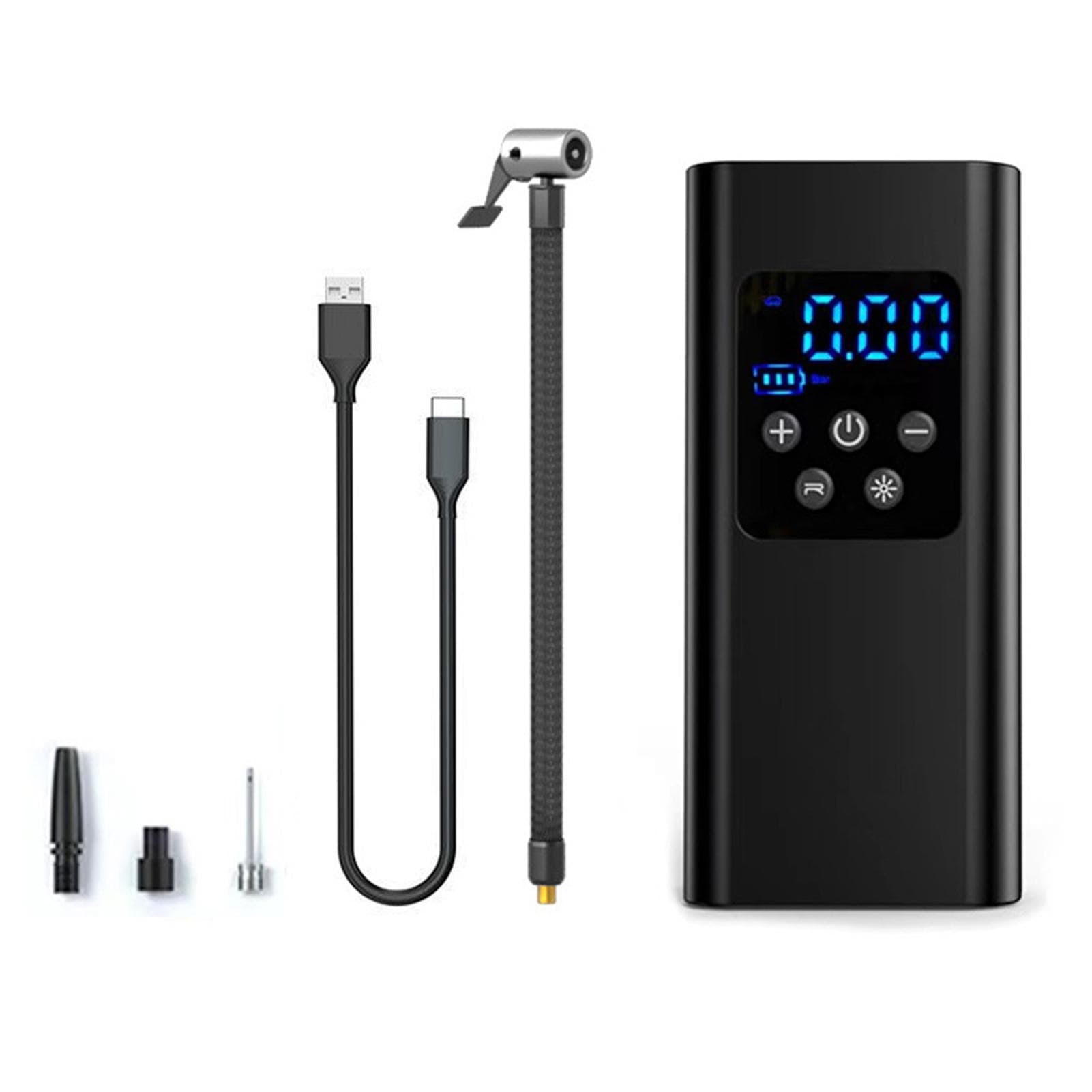 Tire Inflator Portable Air Compressor 6000mAh & 150PSI Air Pump for Car Tires Tire Pump with LED 4000mAh