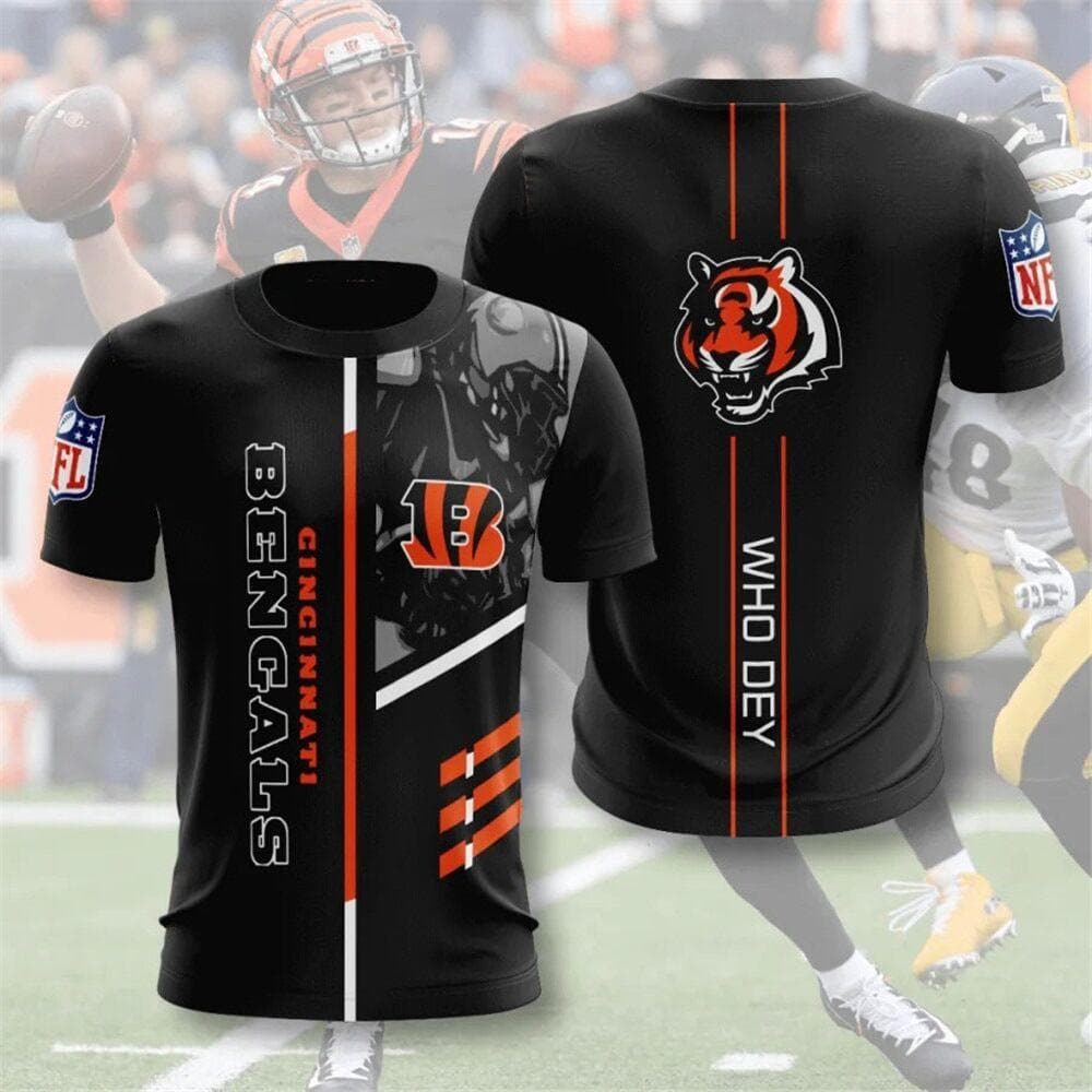 NFL Men's Football Shirt Sports Easy To Dry Short Sleeve 3D Digital Printed Team Needle Eye T-shirt M