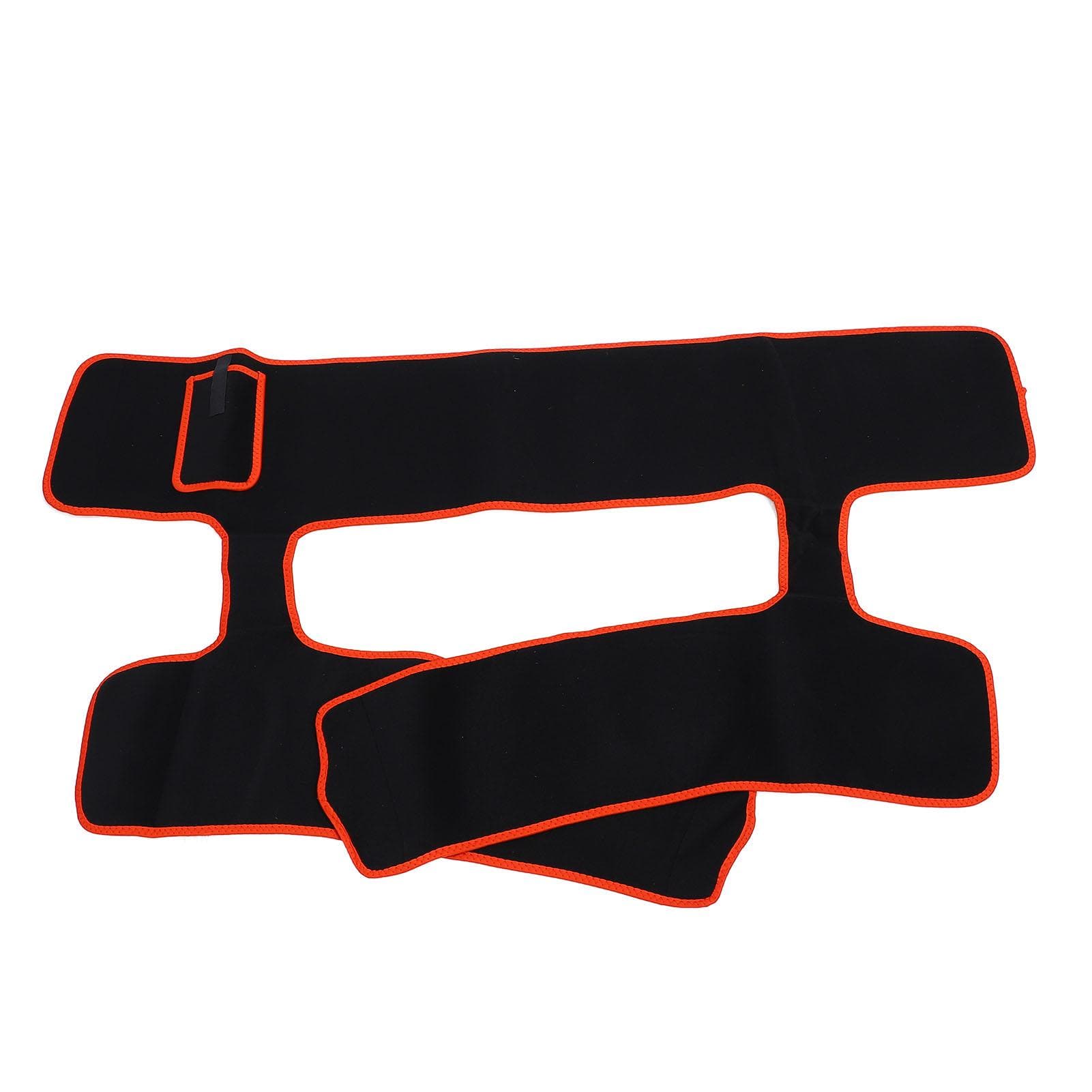 Full Body Workout Sweat Belt with Pocket Adjustable Breathable Hook and Loop Sweat Waist Trainer