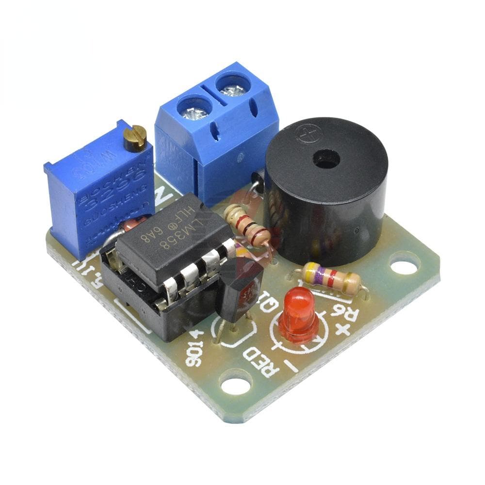 12V Accumulator Storage Battery Low Voltage Undervoltage Overcharge Discharge Sound Alarm Buzzer Detector Protection Board 1pc