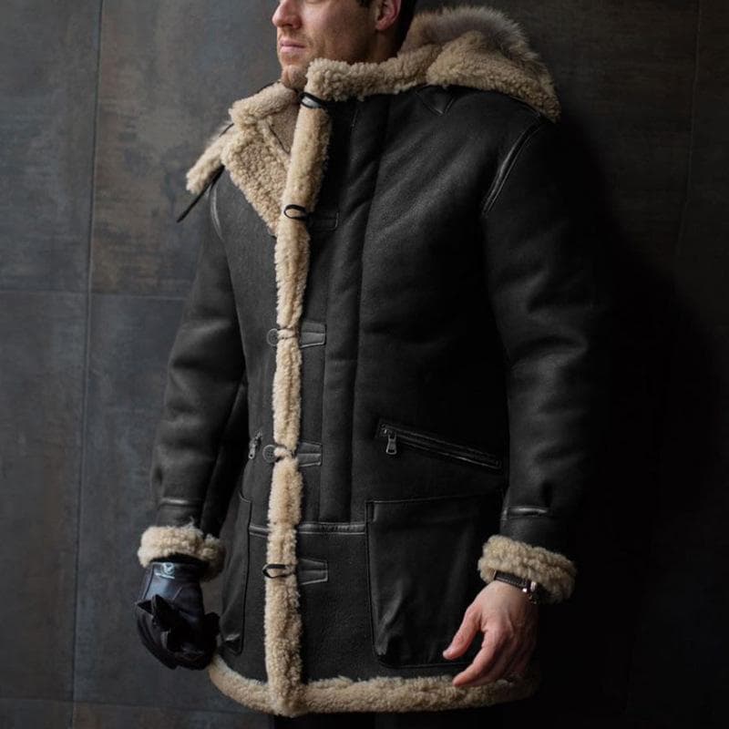 Men's Jacket Autumn and Winter Thickened Jacket Warm Coat Cotton Coat 5XL