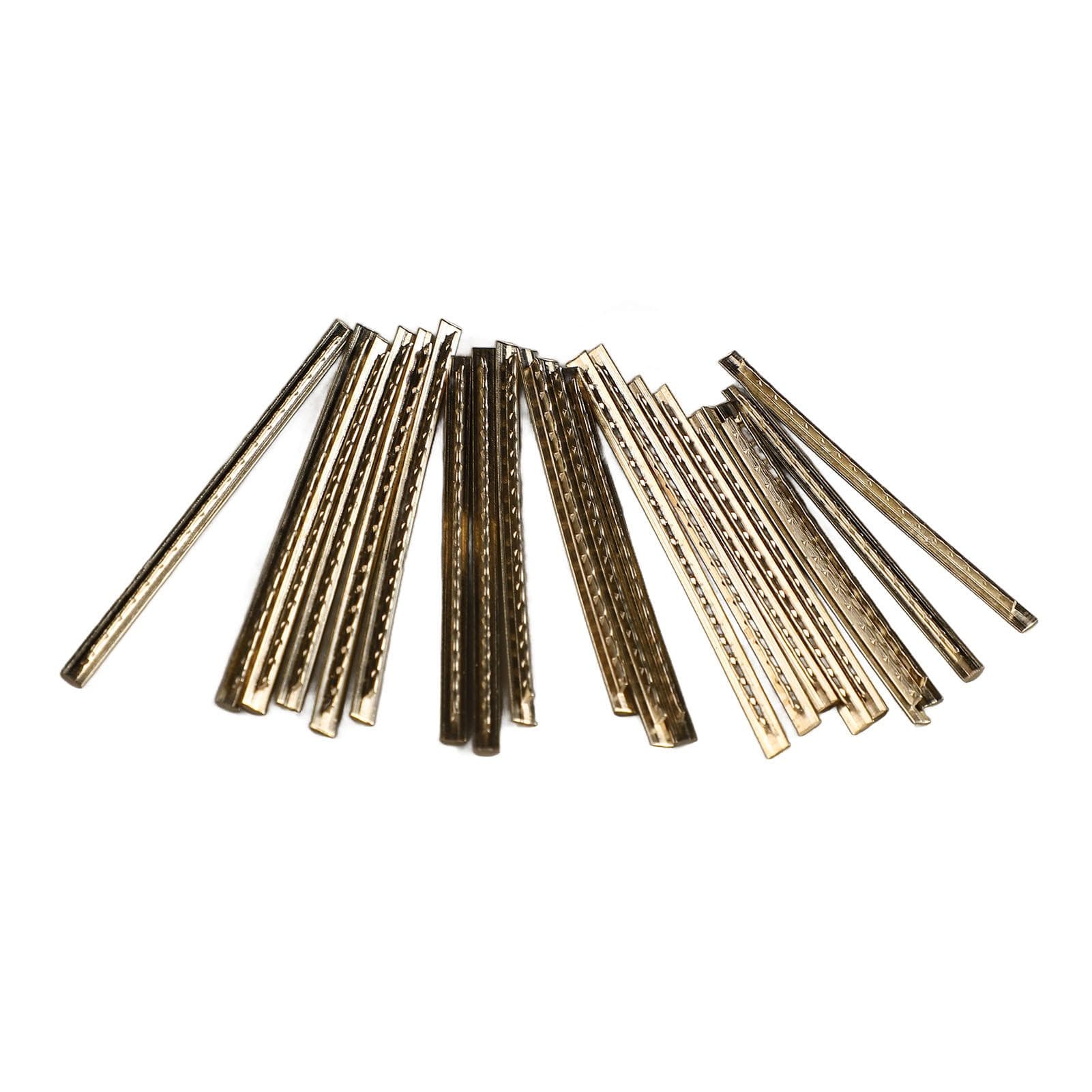 21Pcs Guitar Fret Wire Stainless Steel Guitar Frets Fretwire Replacement Sound Quality Improvement