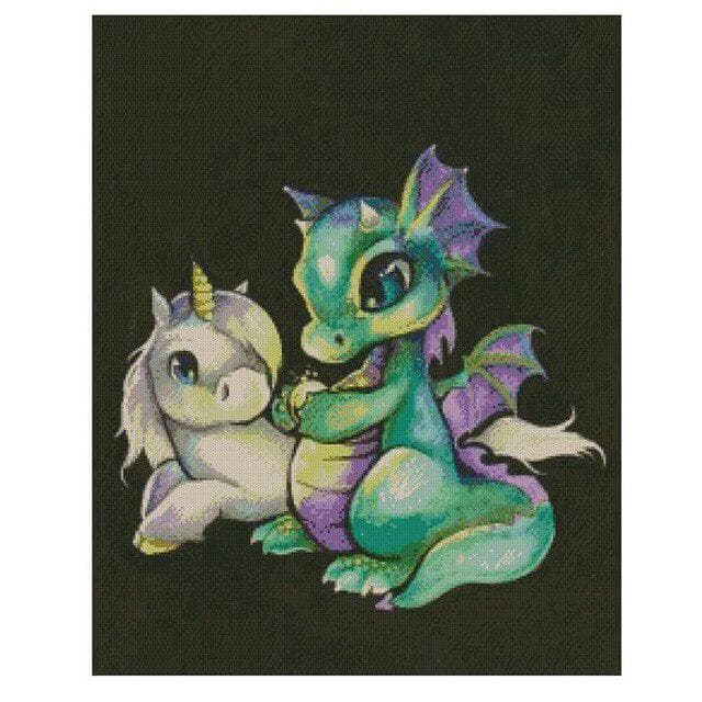 5d Monster Cartoon Diy Diamants Embroidery Mosaic Decorate Broderies Diamond Painting 20X30