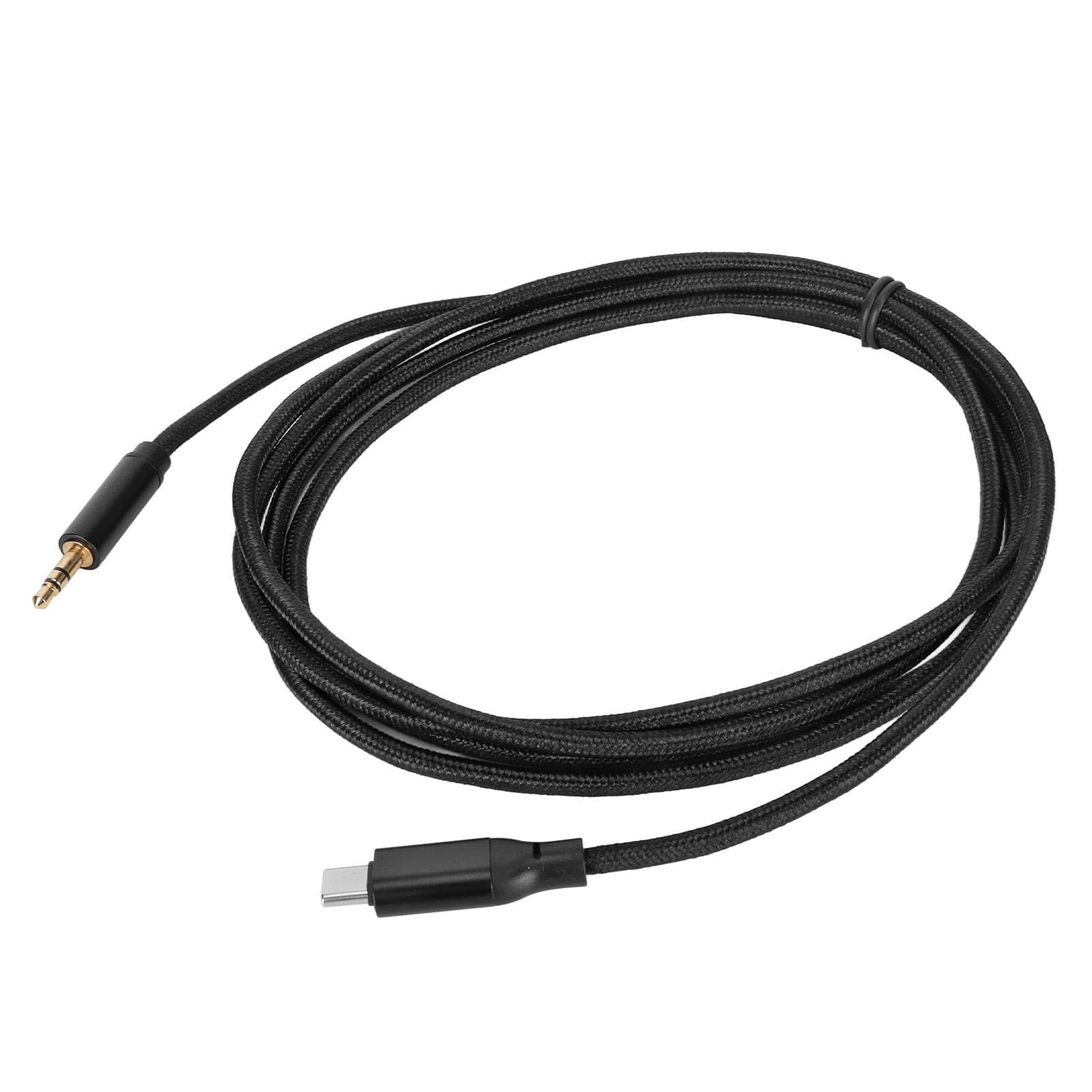 USB C to 3.5mm Sound Cable HiFi Stereo Plug and Play Weaved Type C to AUX Male Cord for PS5 Car 1m / 3.3ft