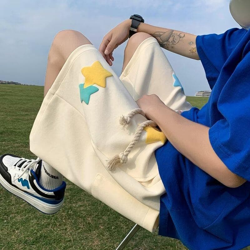 Personalized Men's Shorts Design Loose Straight and Versatile Fitness Basketball Sports and Casual Five-point Pants One size