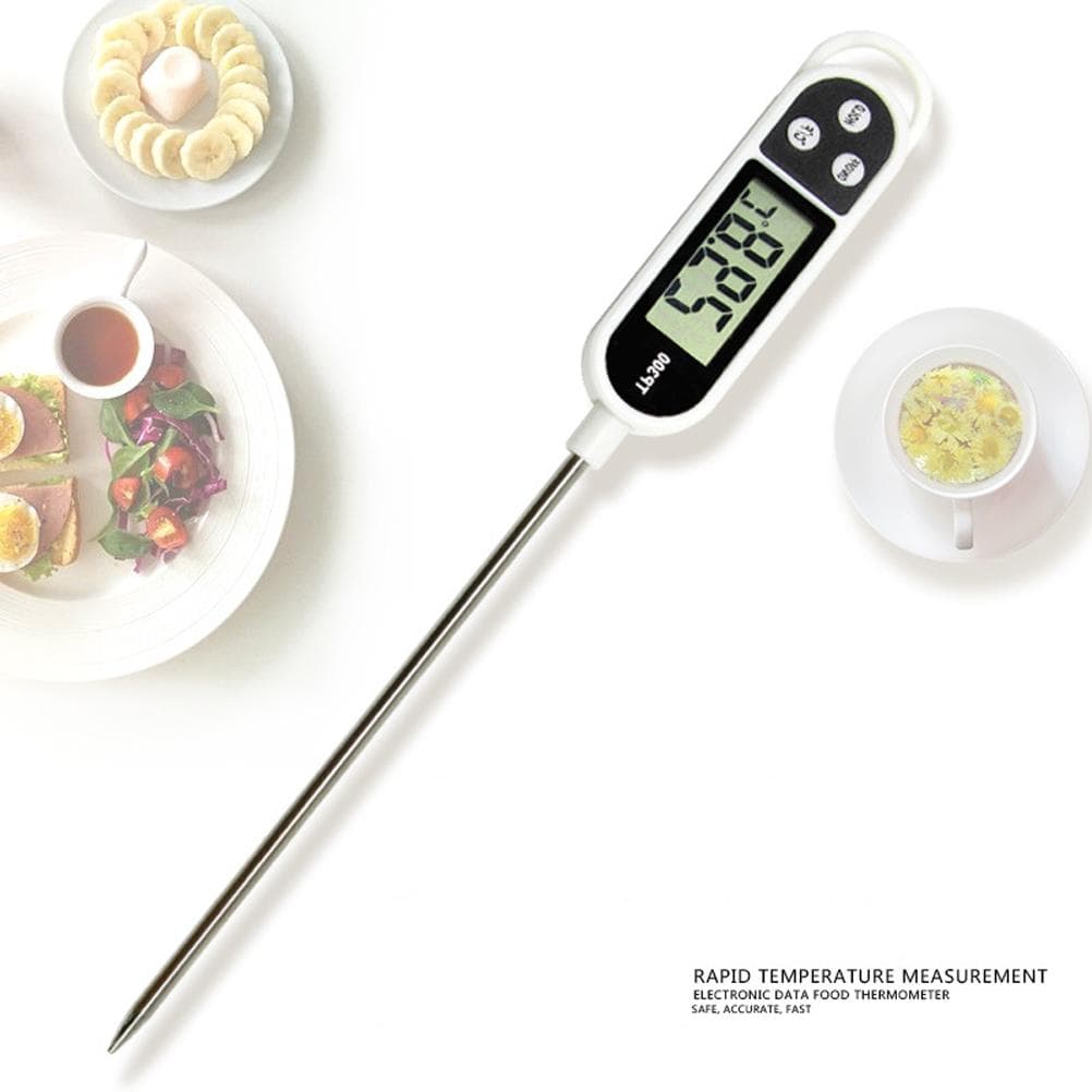 Electronic Food Thermometer Kitchen Cooking Instant Read Digital Thermometer For Meat Water Oil Milk