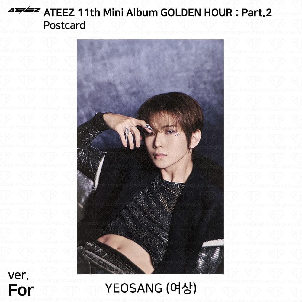 ATEEZ The 11th Mini Album Golden Hour Pt.2 To Diary For Ver Photocard Postcard Yeosang - For Postcard