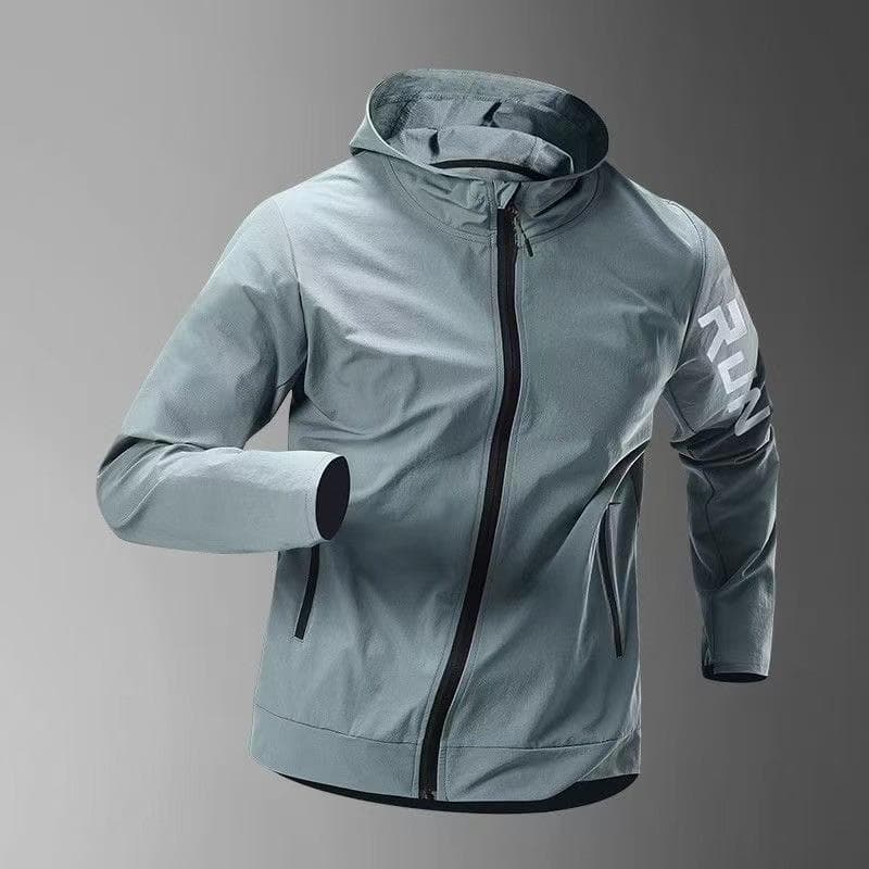 Men's Sports Clothes Morning Running Clothes Loose Fall Quick Dry Clothes Training Cycling Sports Gym Equipment XXXL green