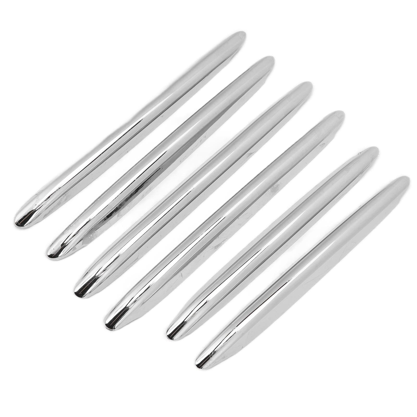 6Pcs Chrome Car Engine Hood Vent Grille Cover Trim Parts Replacement for Mercedes Benz R172 SLK