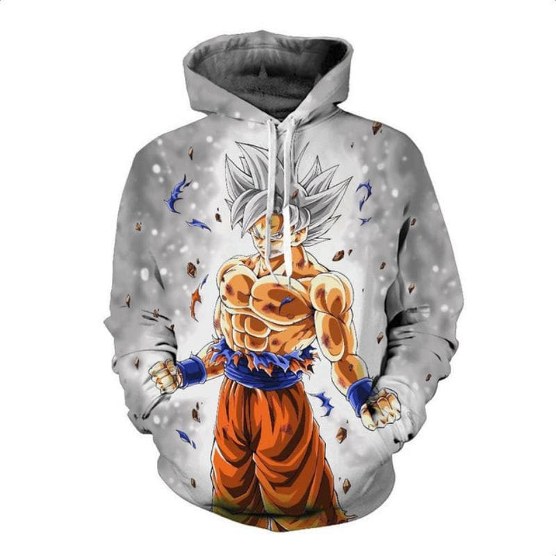 Japan Anime Dragon Ball Goku Hoodie Fashion Casual 3D Printed Hoodies Unisex Hooded Long Sleve Sweatshirt L