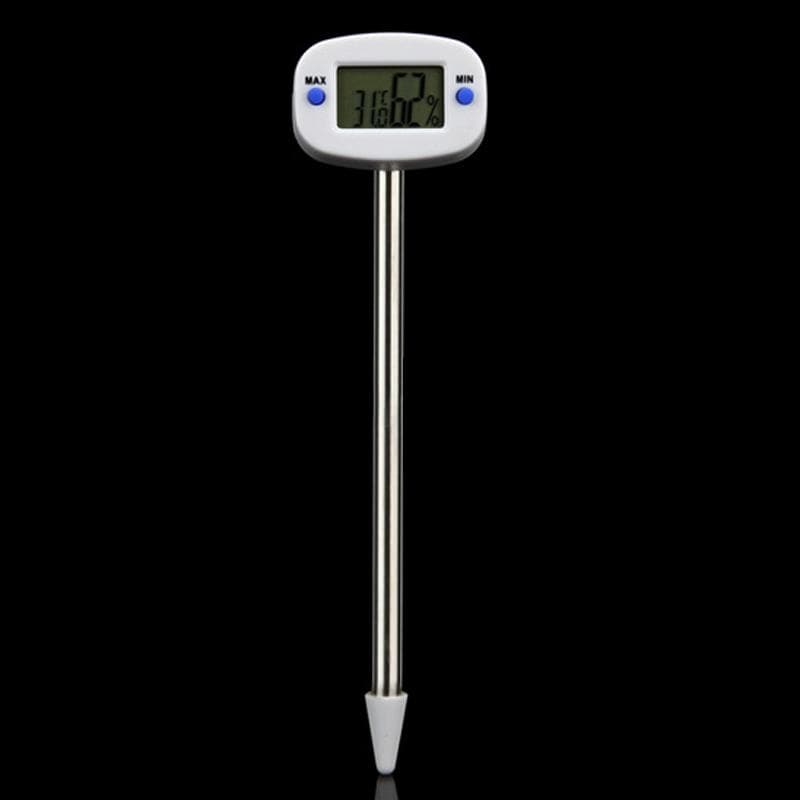 Digital Soil Thermometer Temperature Humidity Accurate IP68 Waterproof Soil Tester for Plant