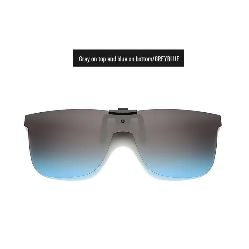 2022 Gradient Retro Clip-On Flip-Up Myopia Lens Sunglasses