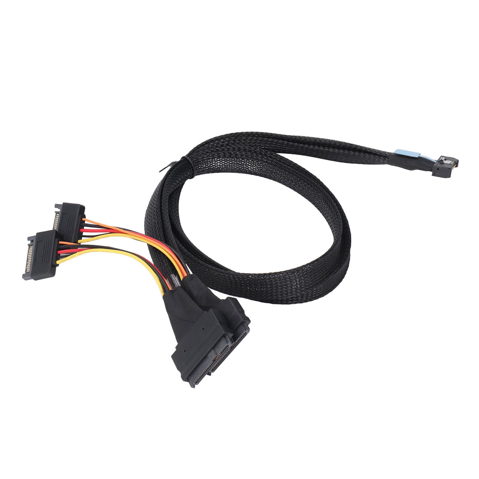 8i 74P to 2xSFF 8639 with 15P Powe Cable Professional Plug and Play PCIE 5.0 X8 to 2xU.2 NVMe