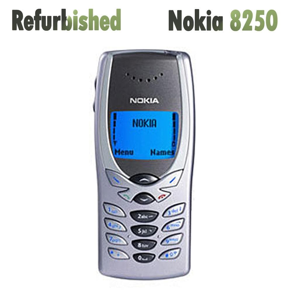 Refurbished Nokia Original Nokia 8250 2G Mobile Phone With 1 SIM Simple set white