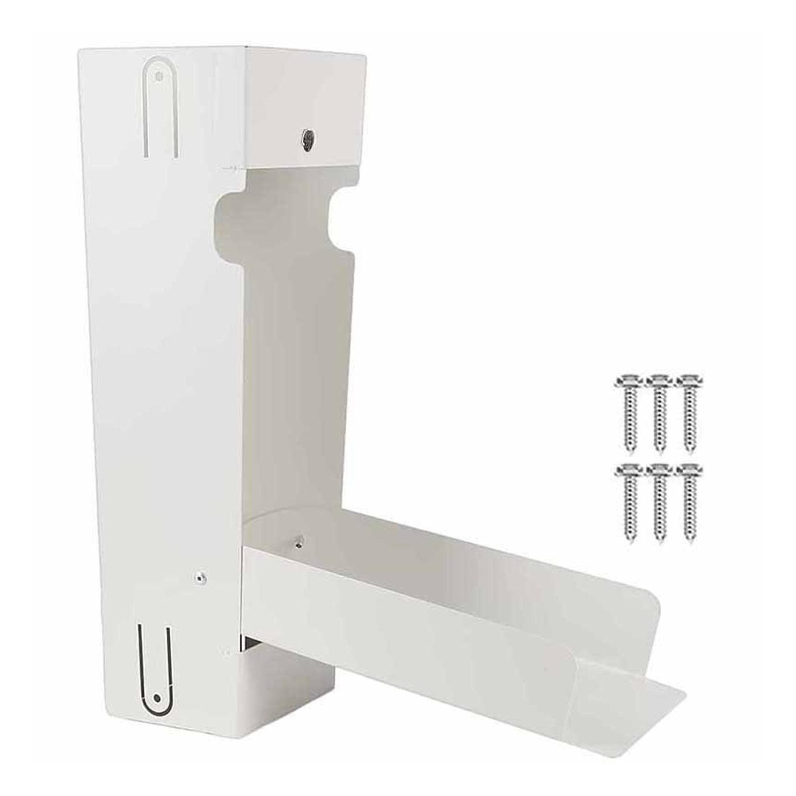 Rainwater Diverter for 3x4 Inch Standard Downspout Rainwater Collection System with Screws white