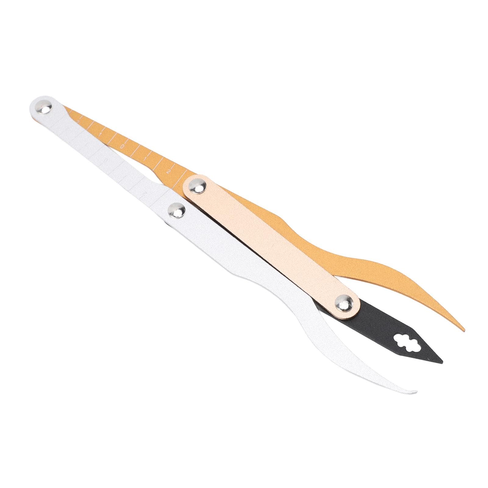 Eyebrow Three Point Positioning Balance Ruler Stainless Steel Multifunctional Golden Ratio Eyebrow