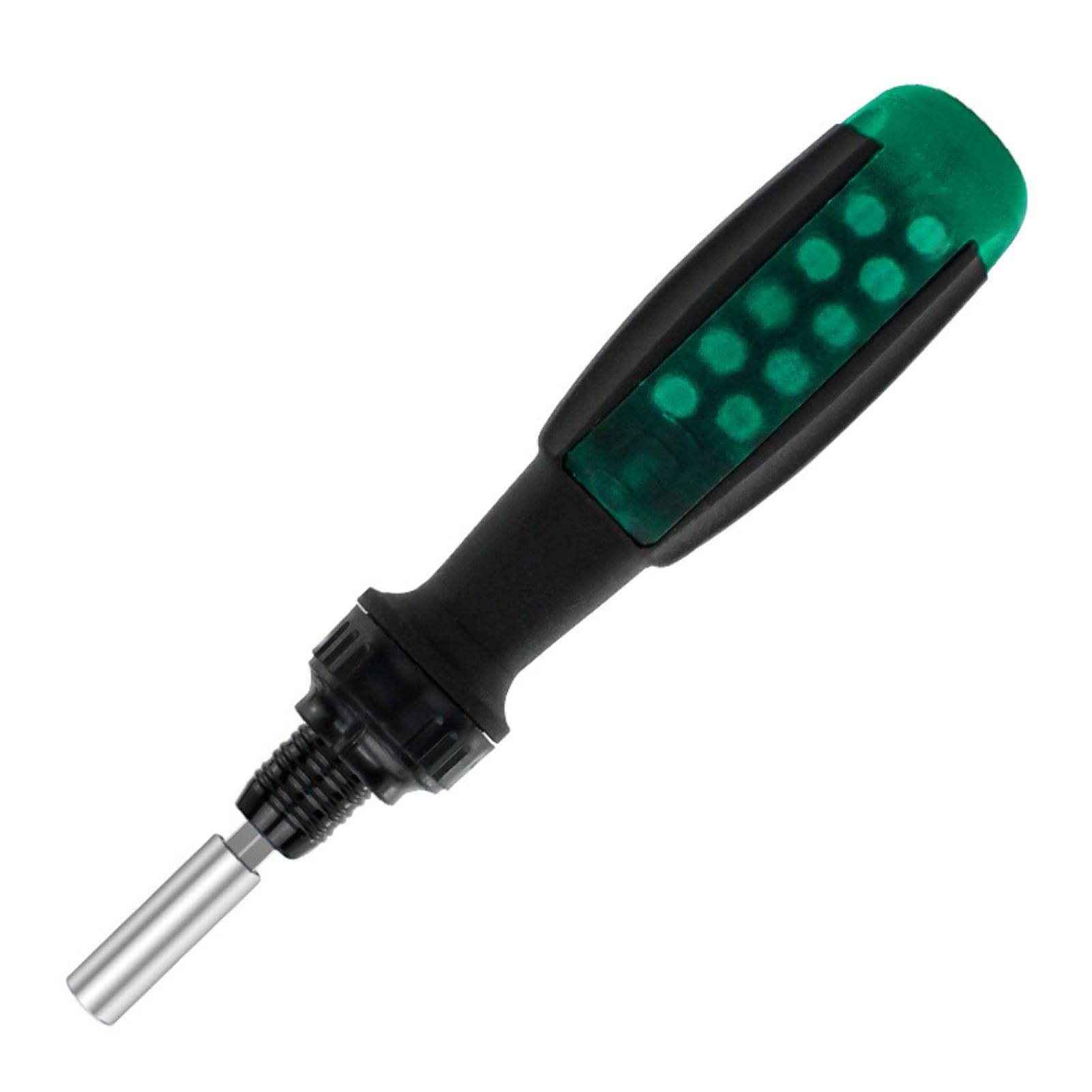 11-in-1 Portable Multibit Screwdrivers Ratcheting Screwdriver Telescoping CR-V Magnetic Screwdriver green