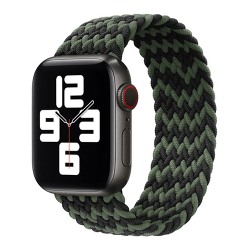 Braided SOLO LOOP Strap For Apple Watch Band 45mm 44mm 41mm 40mm 38mm 42mm Nylon Bracelet Correa iWatch Serie 3 4 5 SE 6 7 42/44/45MM (XS)