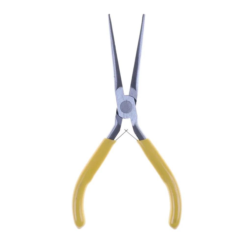 Mini Pliers DIY Tools Equipments Long Nose Plier Multi Tool Forceps Repair Hand Tools Needle Nose Pliers yellow