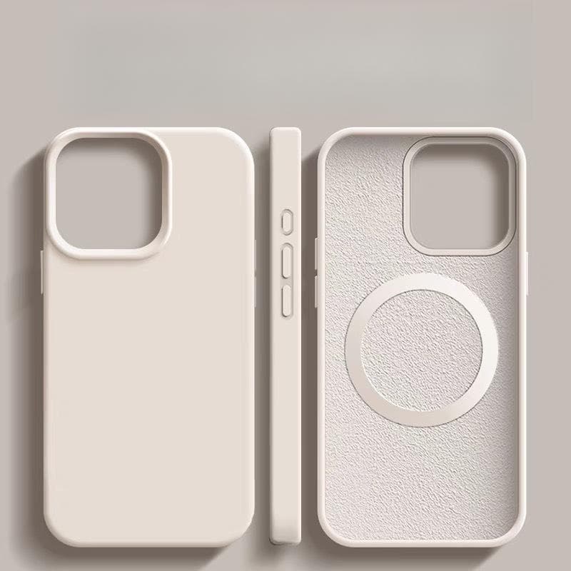 Liquid Silicone MagSafe Magnetic Suction Suitable for IPhone16PROMAX Mobile Phone Case Apple 15 Anti-fall Protection Case iPhone 13